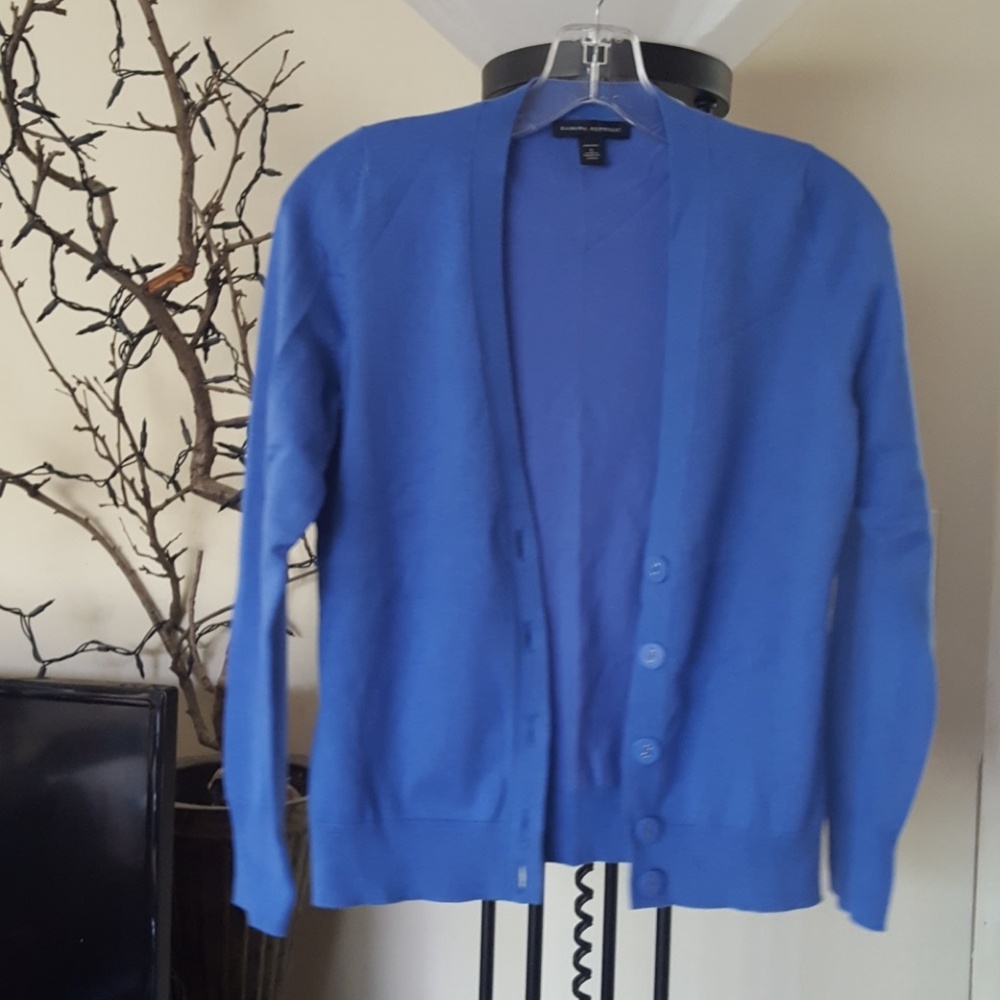 BananaRepublic ocean blue cardigan, Petite S
